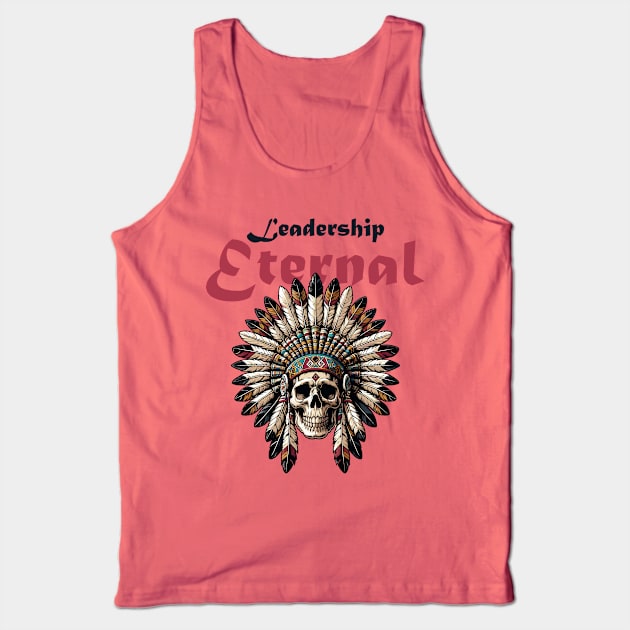 Indian chief skull Tank Top by Art_Boys